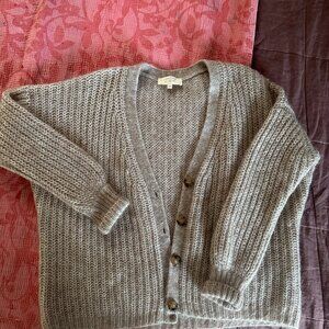 La Maille Sezane mohair blend cardigan